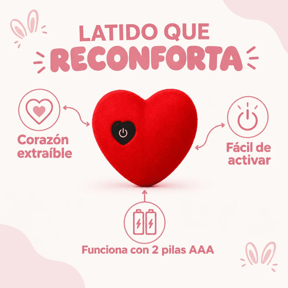 Peluche de conejo con latidos